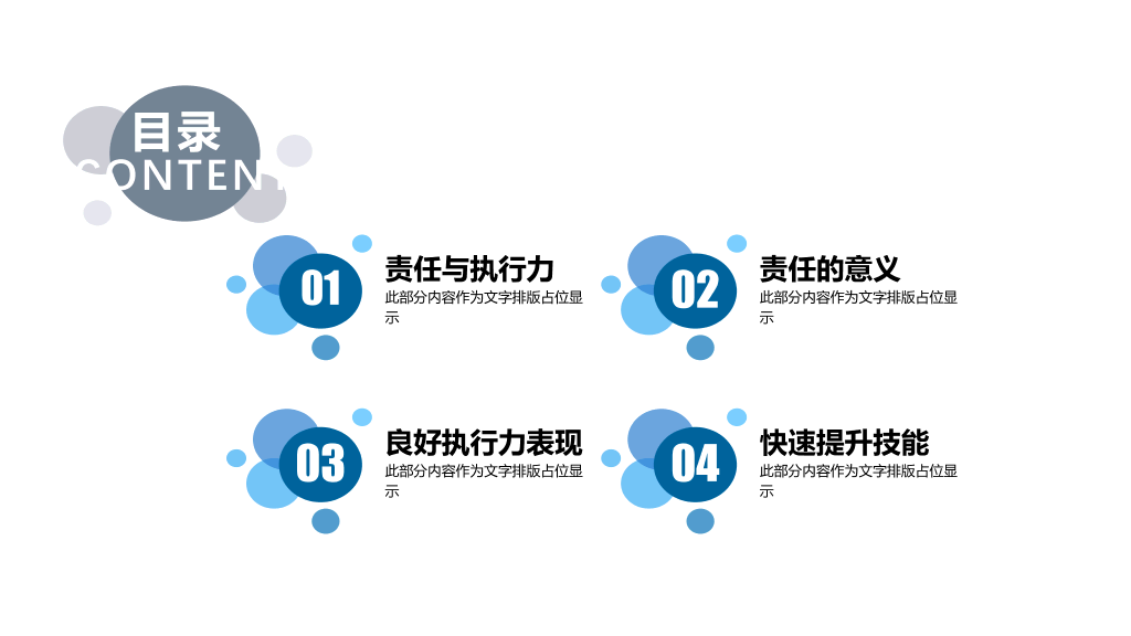 责任与执行力培训PPT课件模板