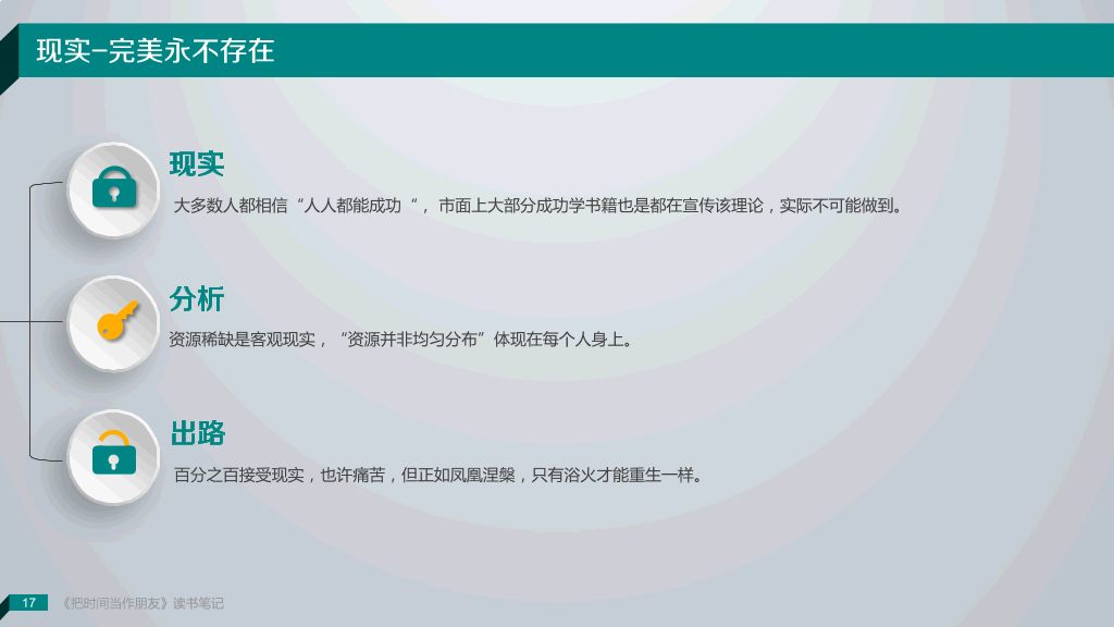 非常精美的读书笔记PPT作品