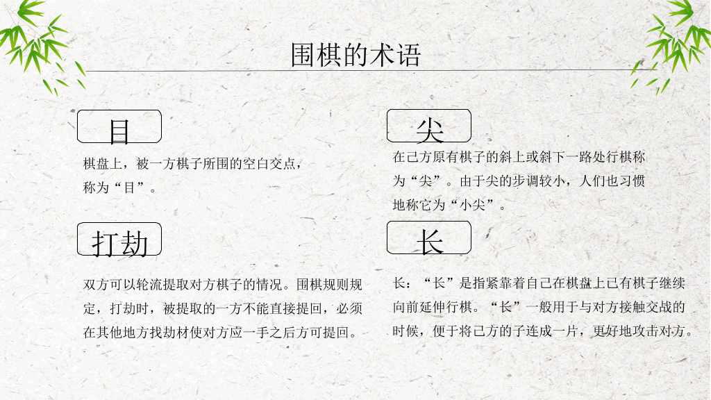 围棋入门常识知识PPT模板