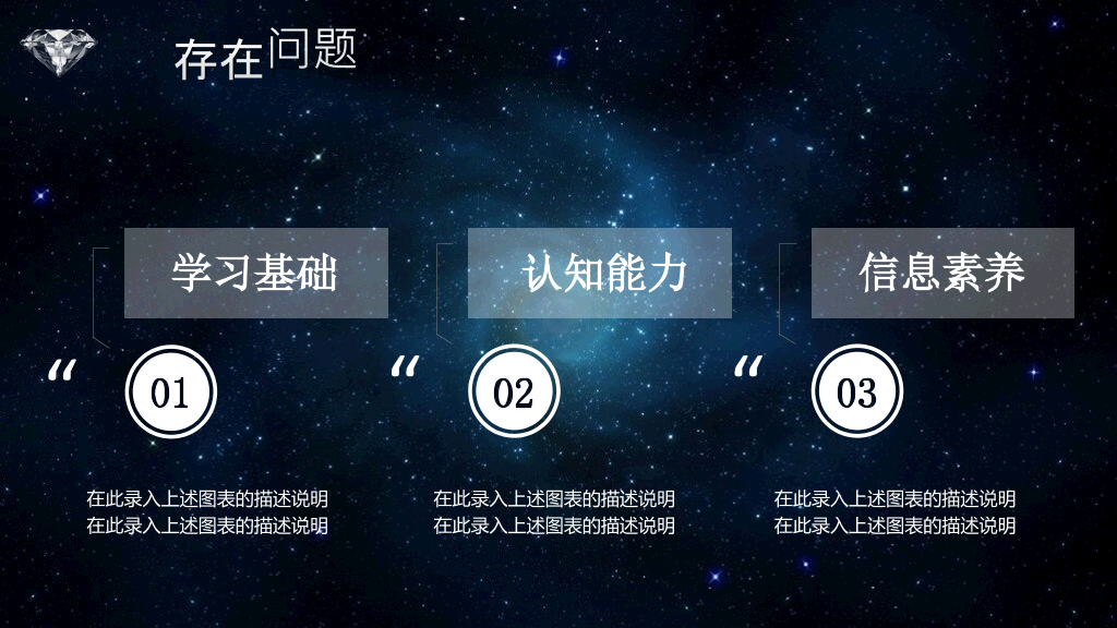 炫酷星空风商业融资PPT模板