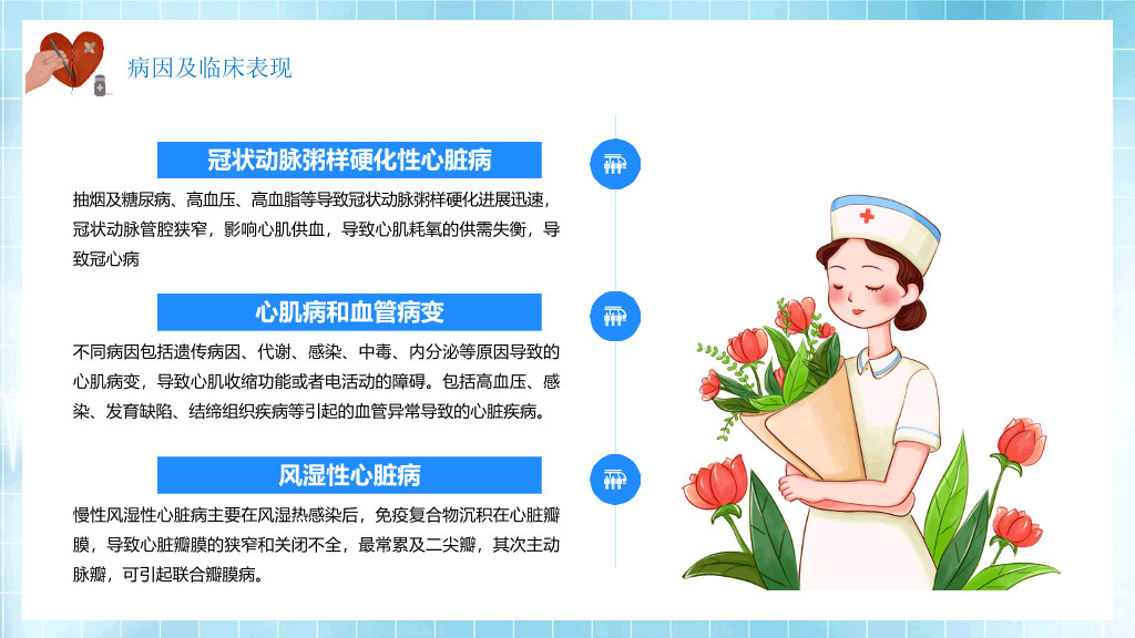 心脏病治疗护理PPT模板