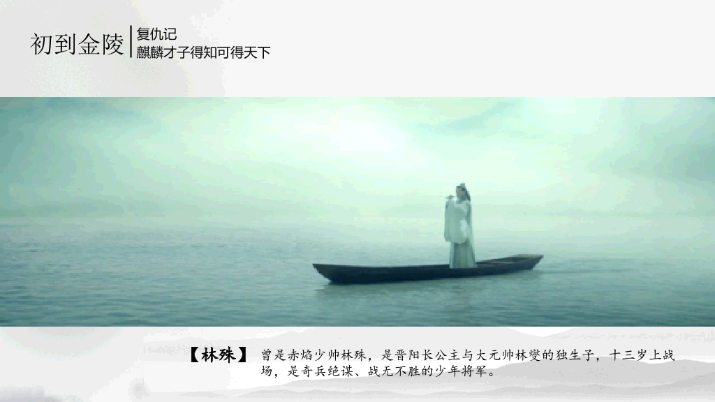 电视剧《琅琊榜》介绍PPT作品