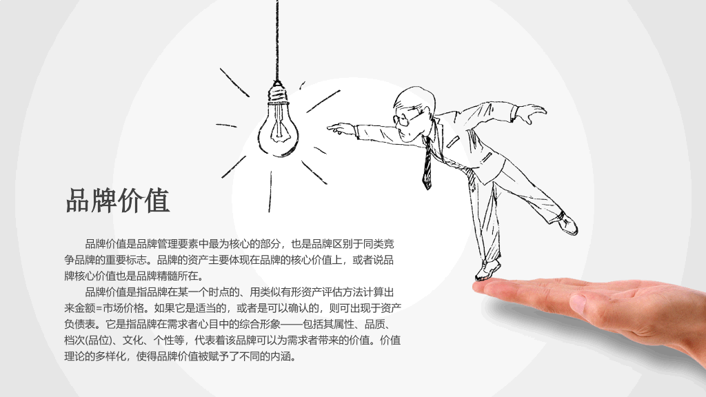 创意动态手势手绘PPT模板