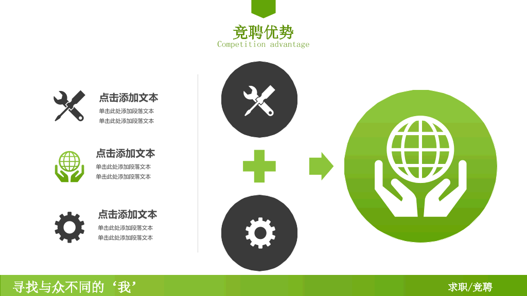 创意个人简历竞聘述职PPT模板