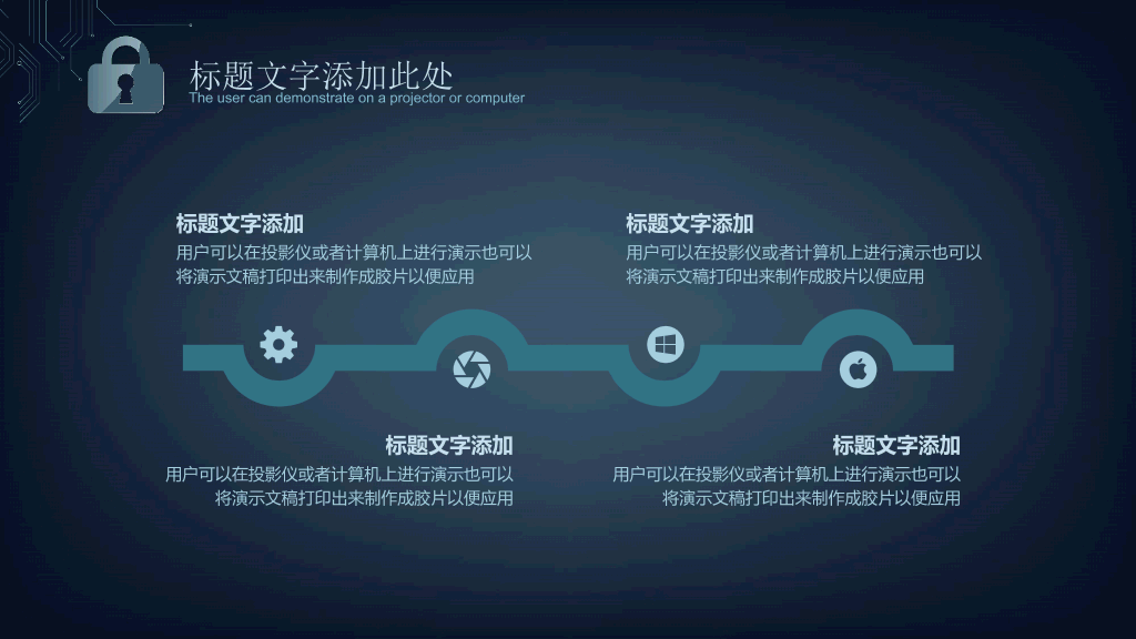 网络安全工作汇报PPT模板