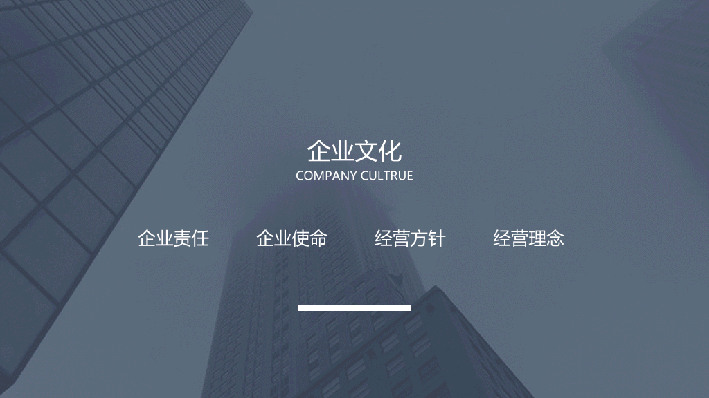 简洁大气公司介绍简介PPT模板