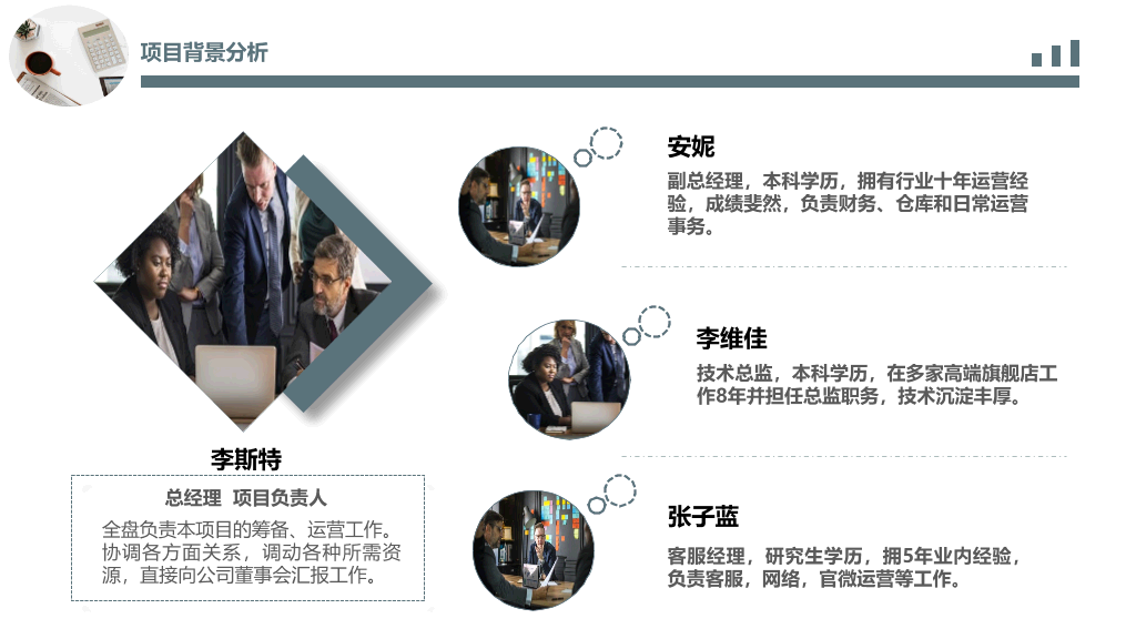 商业提案项目计划书PPT模板