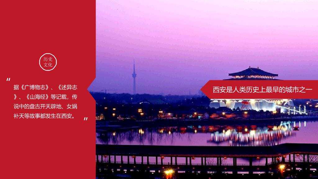 历史名城西安介绍简介PPT