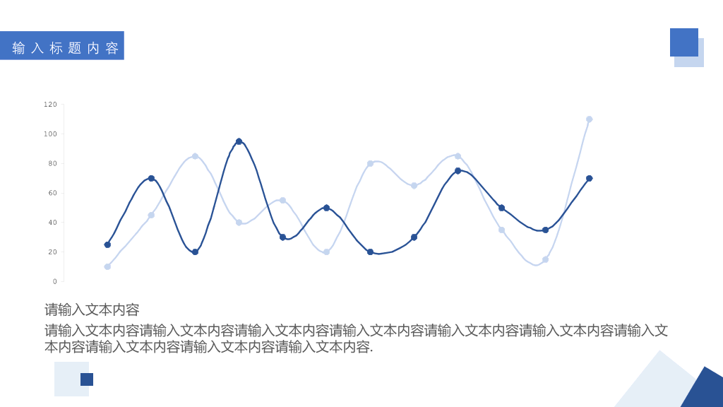 简洁蓝色工作汇报总结PPT模板