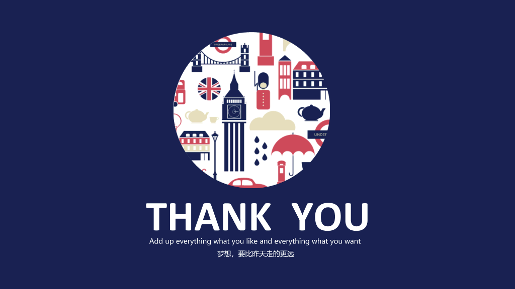 时尚精美复古英伦风PPT模板