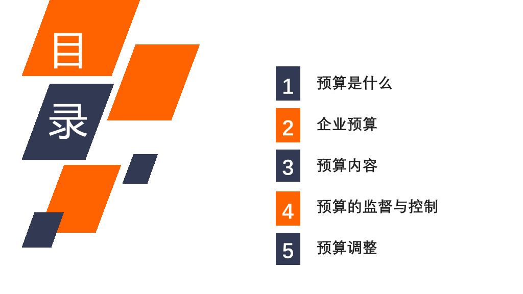 非财务人员财务预算培训PPT模板