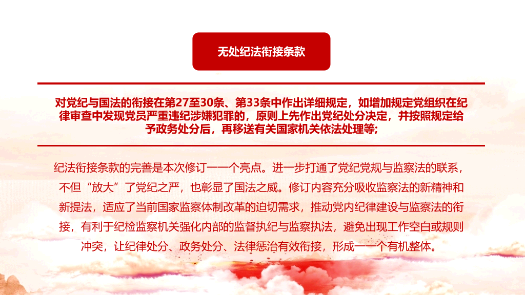 共产党纪律处分条例PPT课件模板