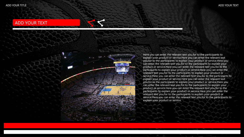 NBA篮球主题PPT模板