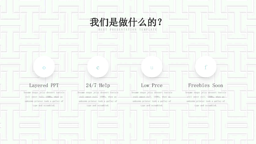 高端质感时尚商务PPT模板