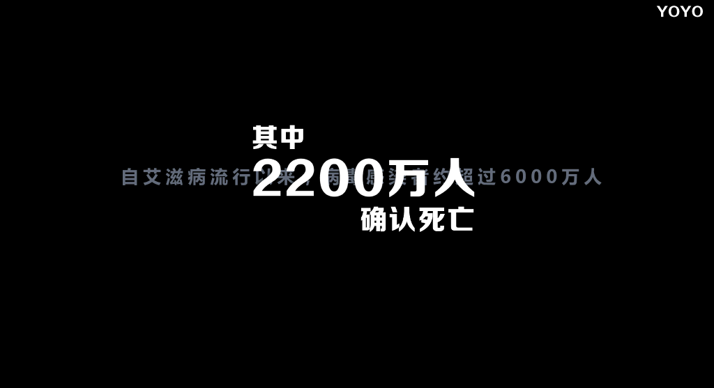 预防艾滋病公益宣传PPT动画