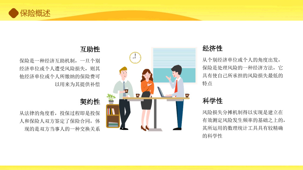 理财保险知识培训PPT模板