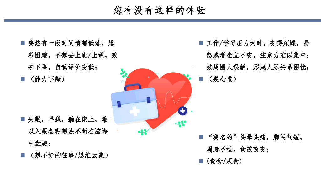 常见心理疾病识别PPT模板