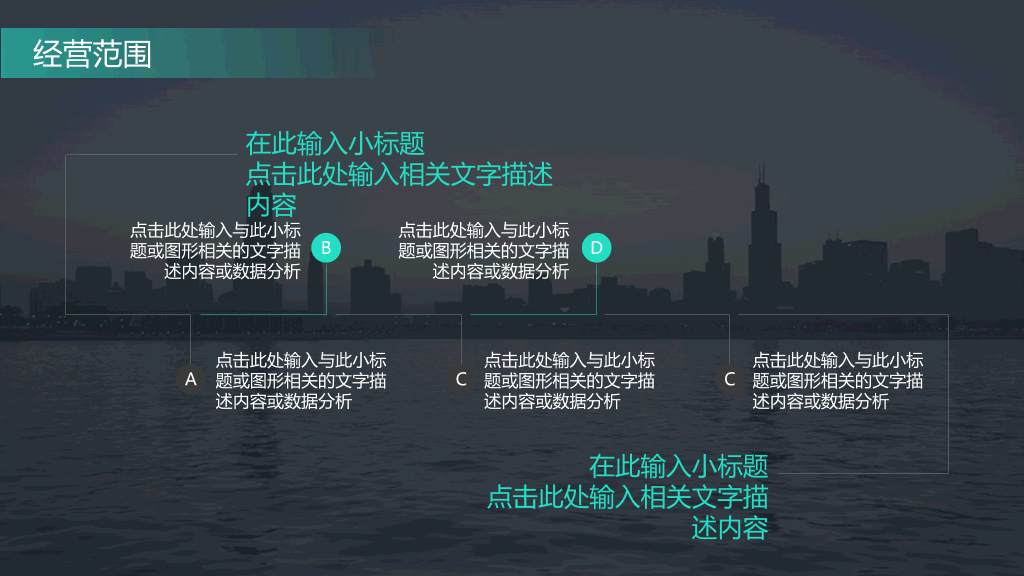 大气企业公司介绍简介PPT模板