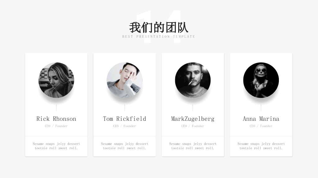 高端质感时尚商务PPT模板