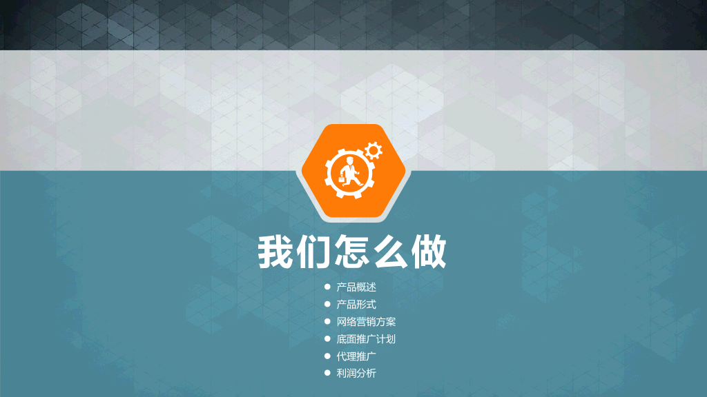 商业创业融资计划书PPT模板