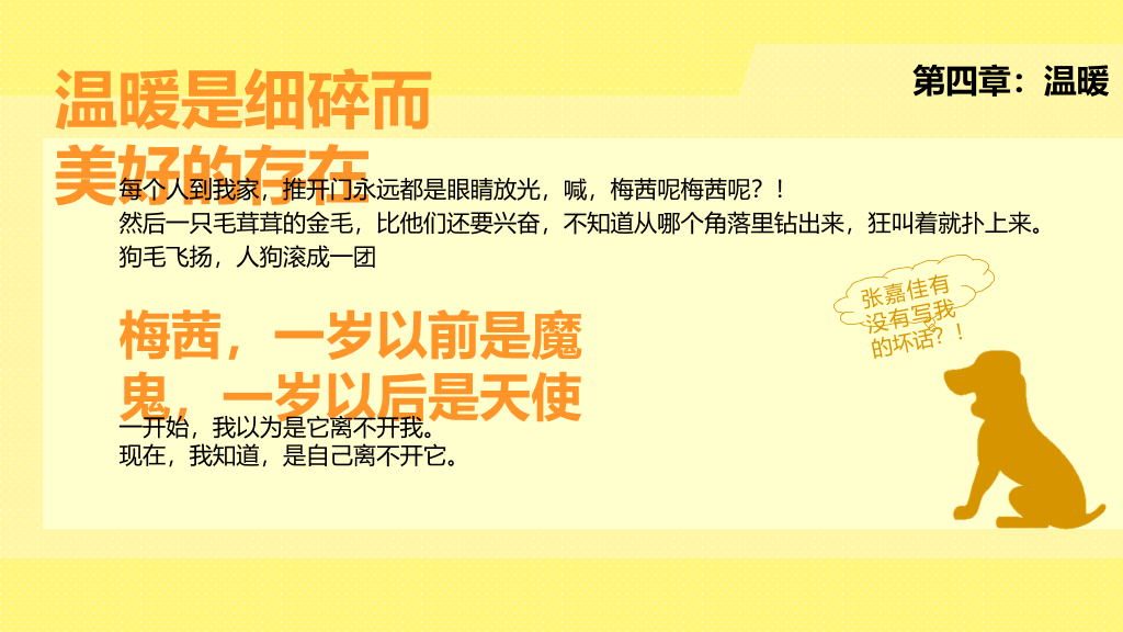 《从你的全世界路过》读书笔记PPT