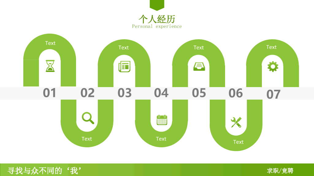 创意个人简历竞聘述职PPT模板