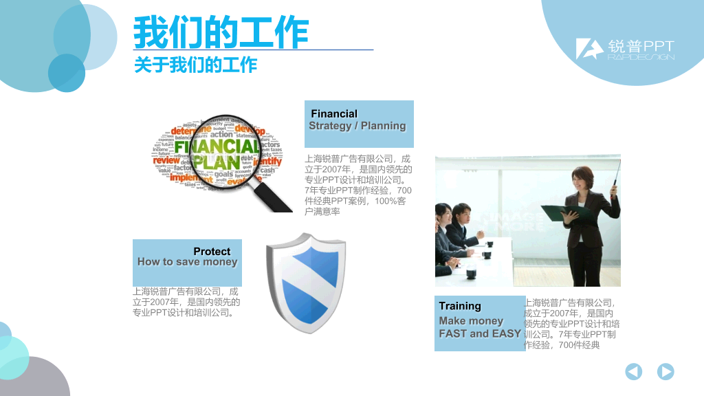 精美公司介绍幻灯片模板