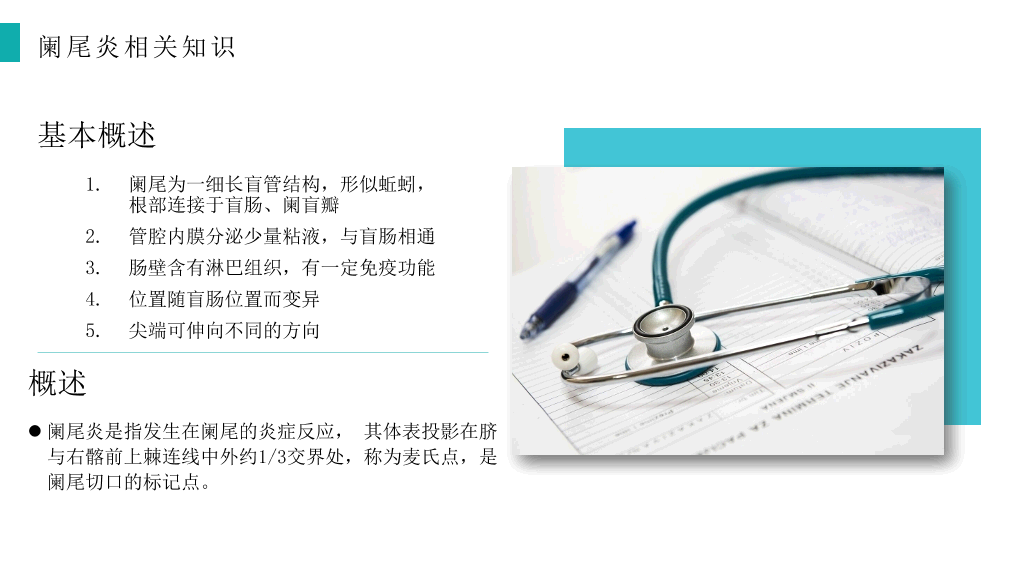 急性阑尾炎护理查房治疗PPT模板
