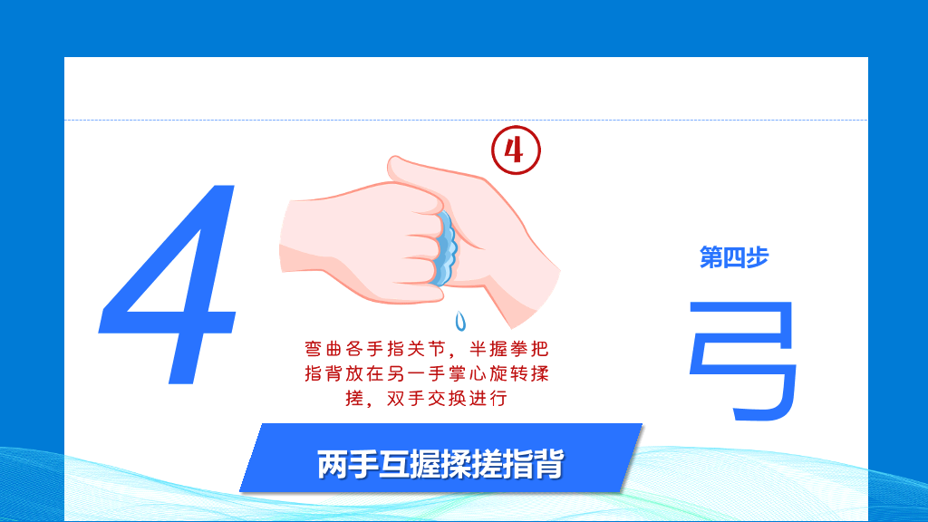七步洗手法步骤PPT模板