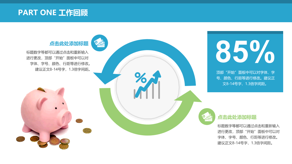 财务财会工作总结汇报PPT模板