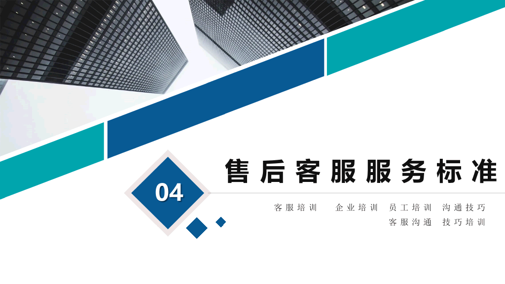 客服沟通技巧培训PPT模板