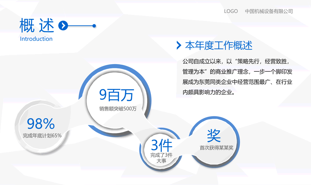 简约微立体工作汇报PPT模板