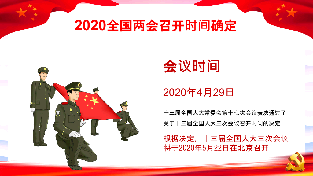 两会报告解读PPT模板