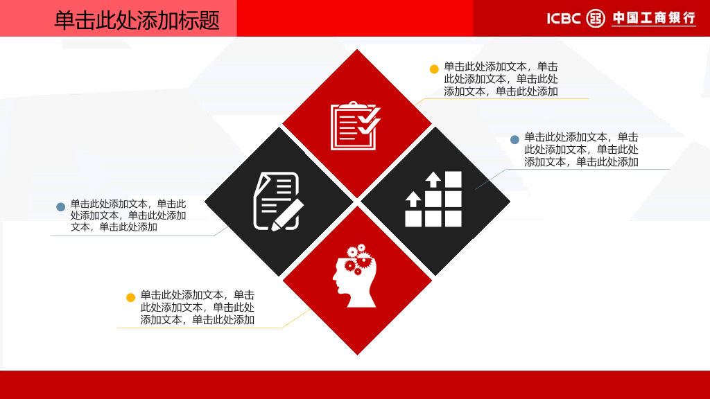 中国工商银行专用PPT模板