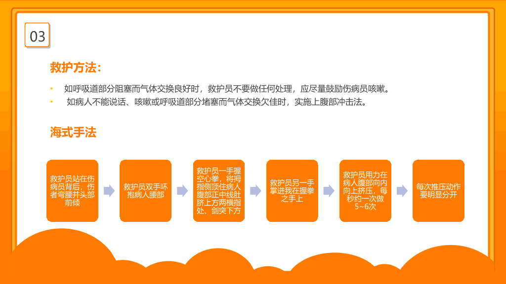 心肺复苏急救知识培训PPT模板