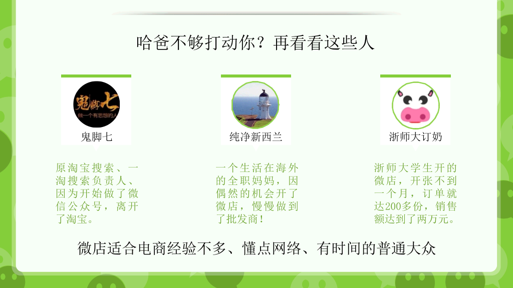微店怎样开才赚钱PPT