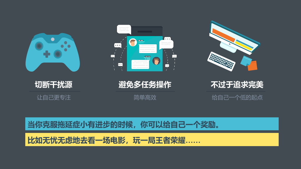 如何搞定拖延症PPT作品