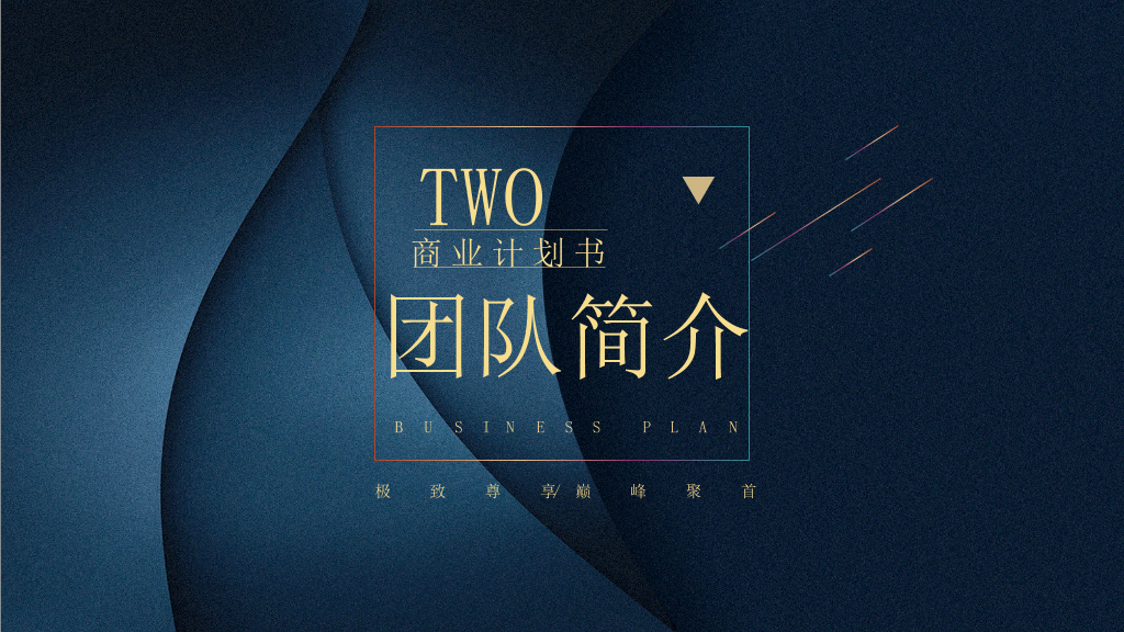 高端质感时尚商务PPT模板