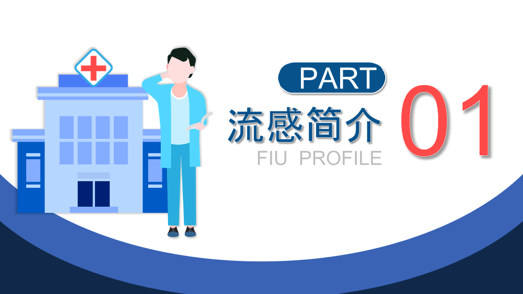 流感预防与护理PPT模板