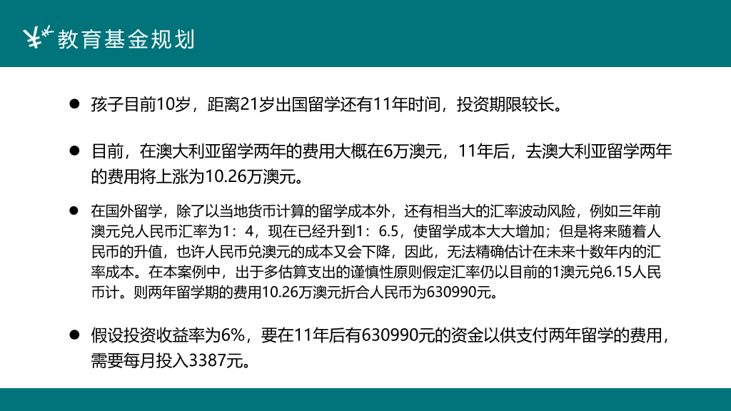 投资理财案例分析PPT模板