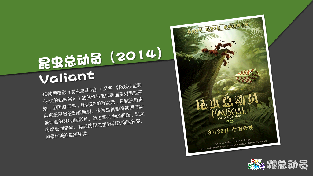总动员系列动画电影介绍PPT