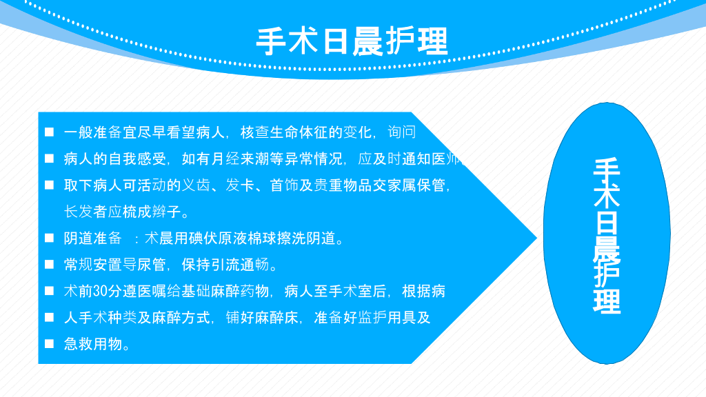 子宫肌瘤围手术期护理PPT模板