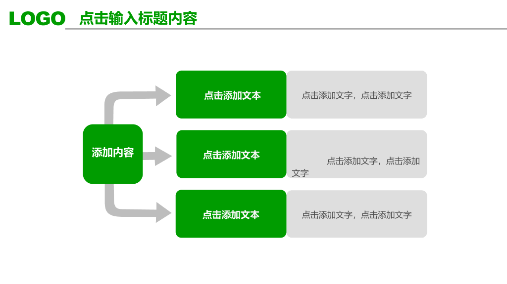 清爽绿色年终工作汇报PPT模板