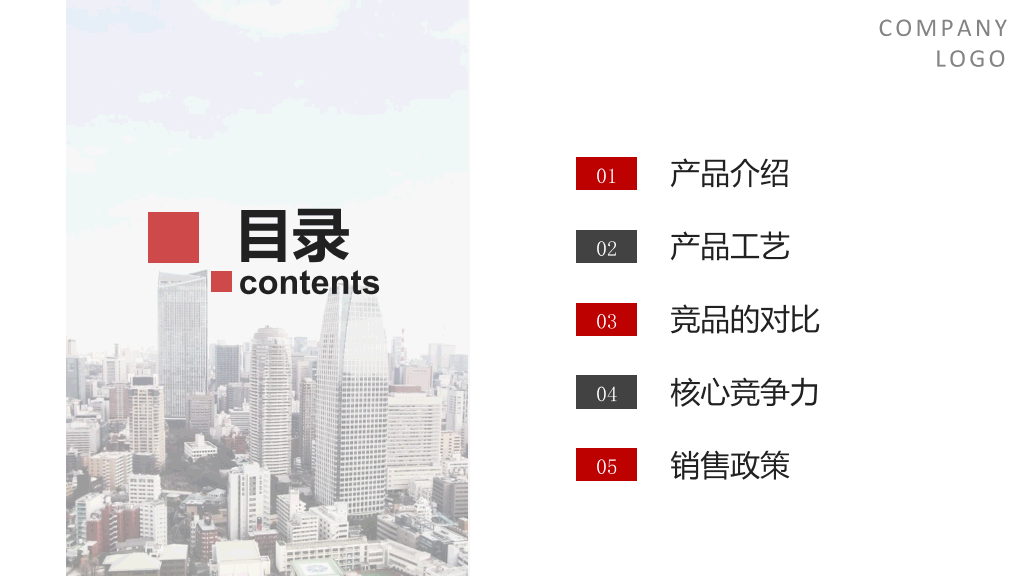 公司产品介绍宣传PPT模板