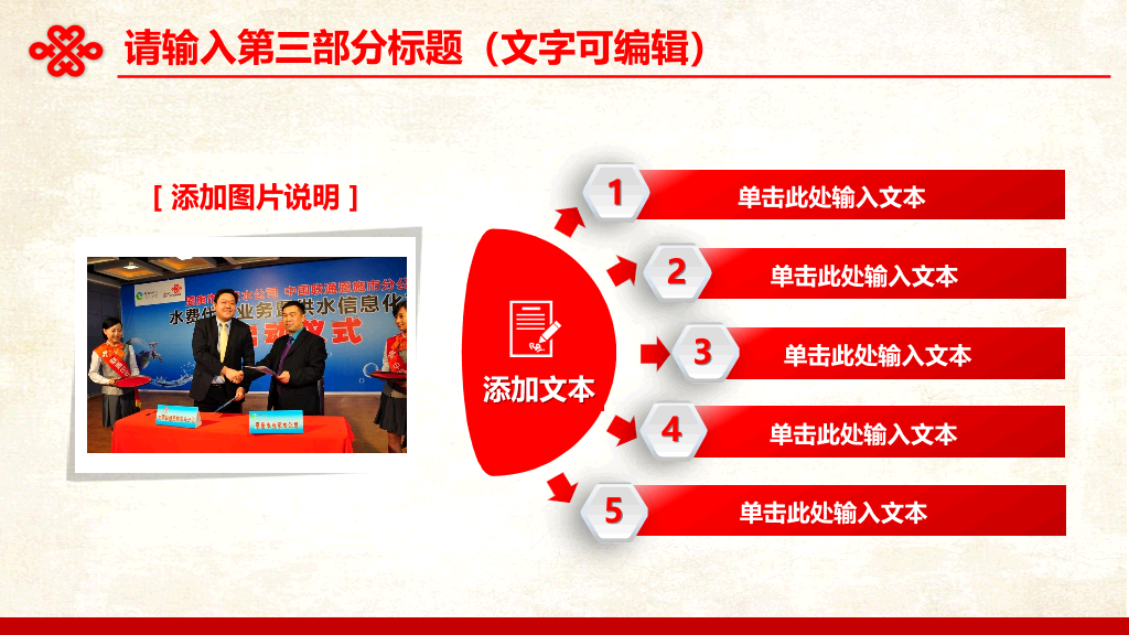 中国联通工作汇报PPT模板