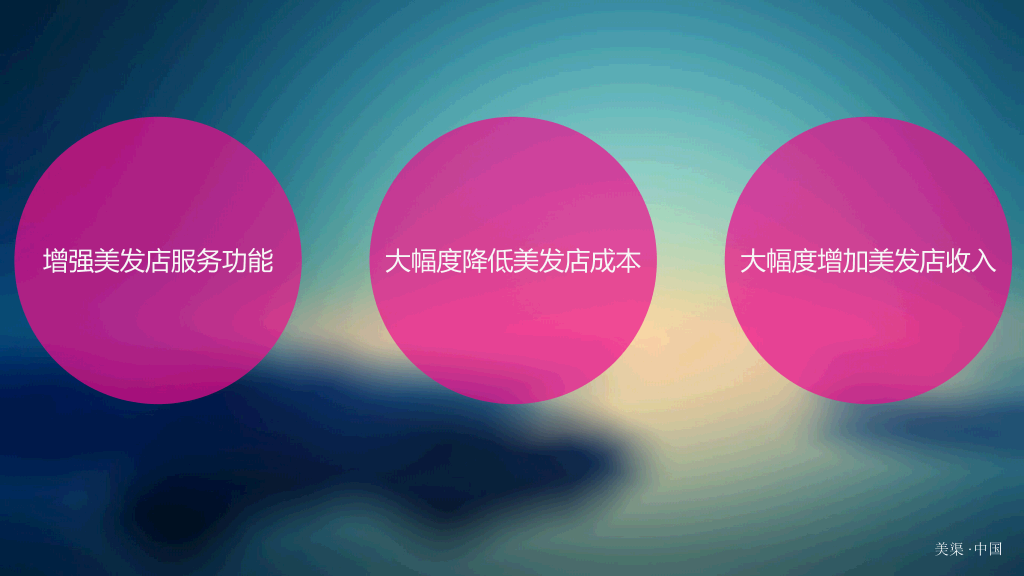 美发行业信息平台推广PPT