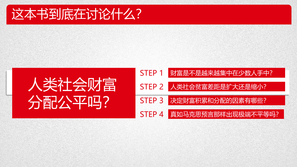 《21世纪资本论》PPT读书笔记
