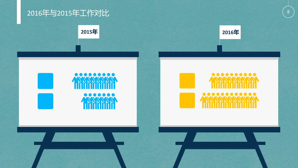 小火箭冲天工作汇报PPT模板