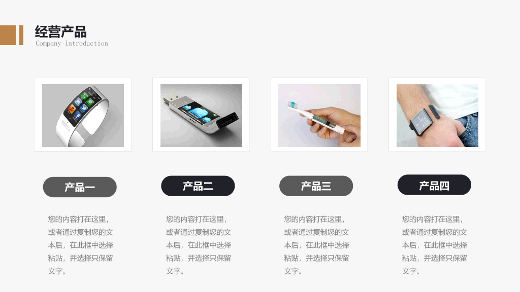 精美企业公司介绍宣传PPT模板