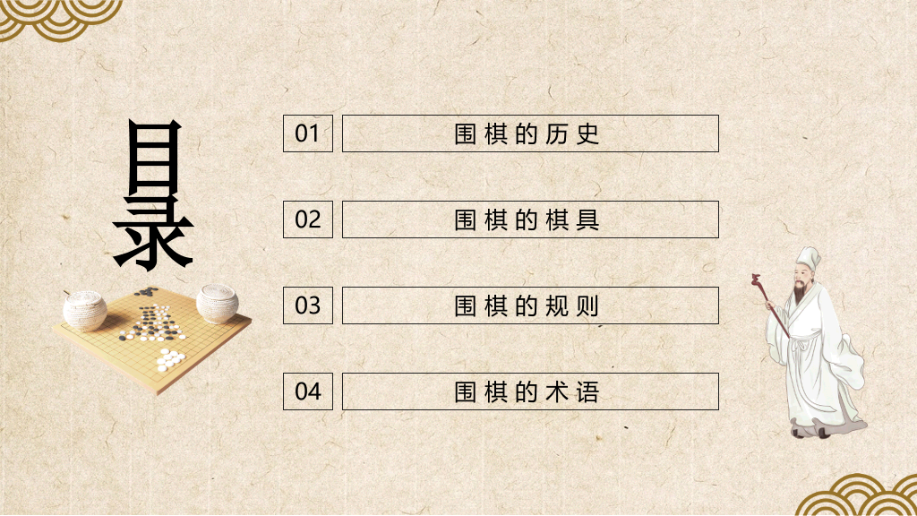 围棋入门基础知识介绍PT模板